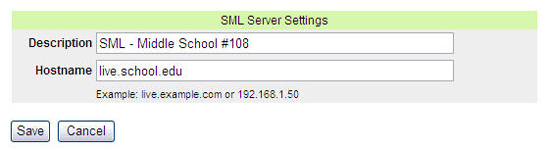 SML Server Add